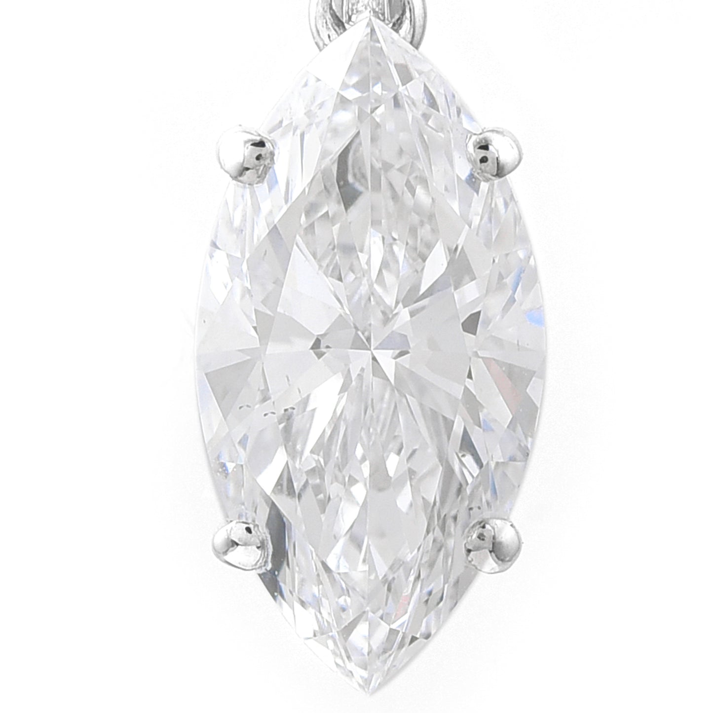 2.04 Carats Lab Grown Diamond 14K Gold Pendant