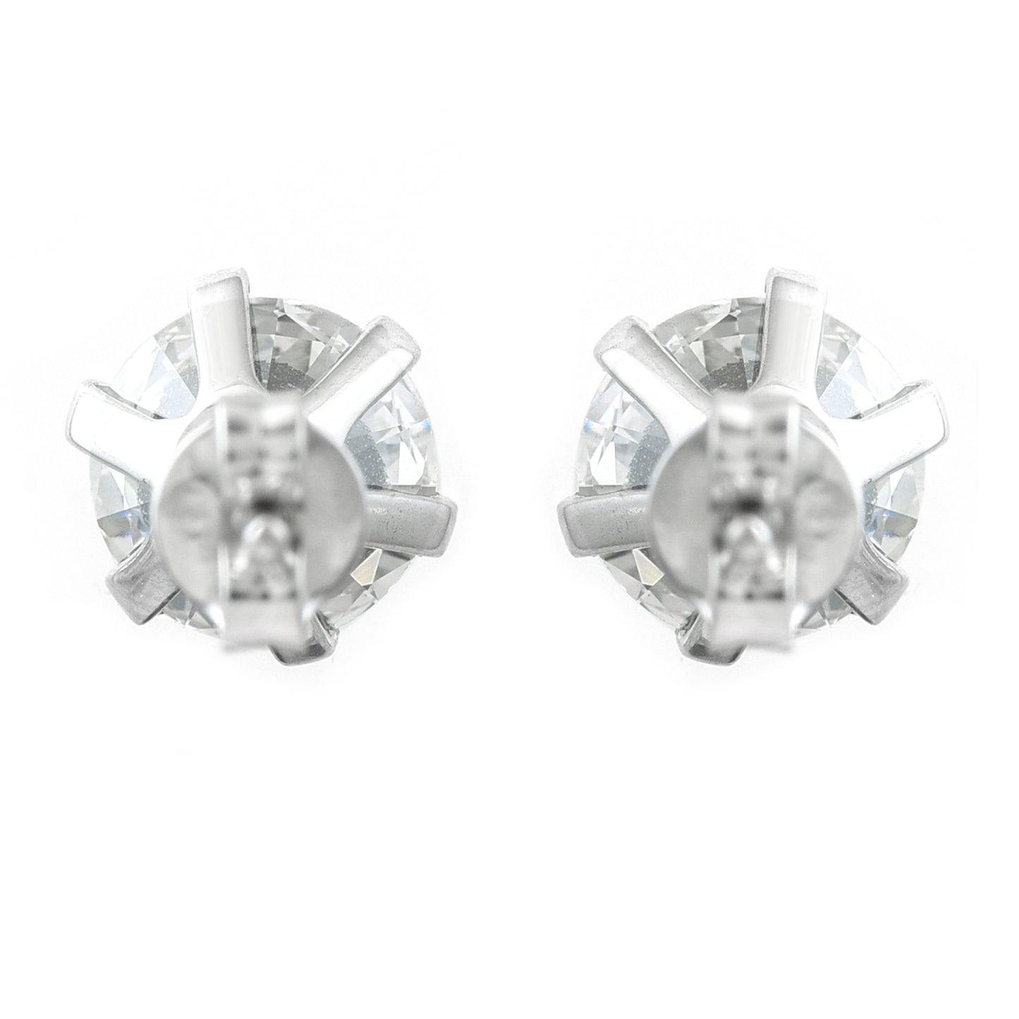 3.14 Carats Lab Grown Diamond 14K Gold Earrings