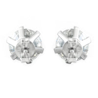 3.14 Carats Lab Grown Diamond 14K Gold Earrings