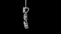 3.19 Carats Lab Grown Diamond 14K Gold Pendant