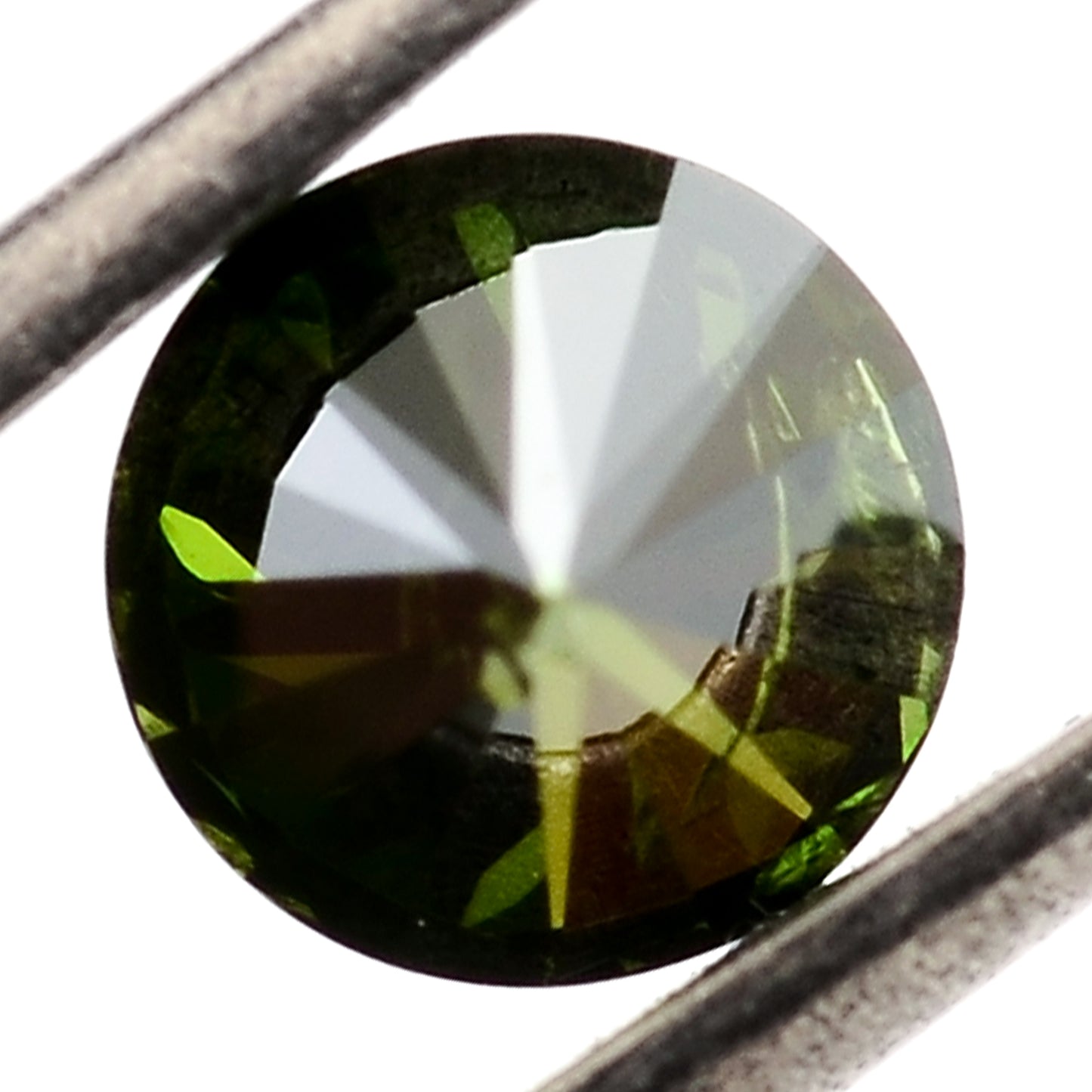 0.61 Green Diamond Round Loose Gemstone