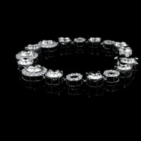 29.68 Carats Lab Grown Diamond 14K Gold Bracelet