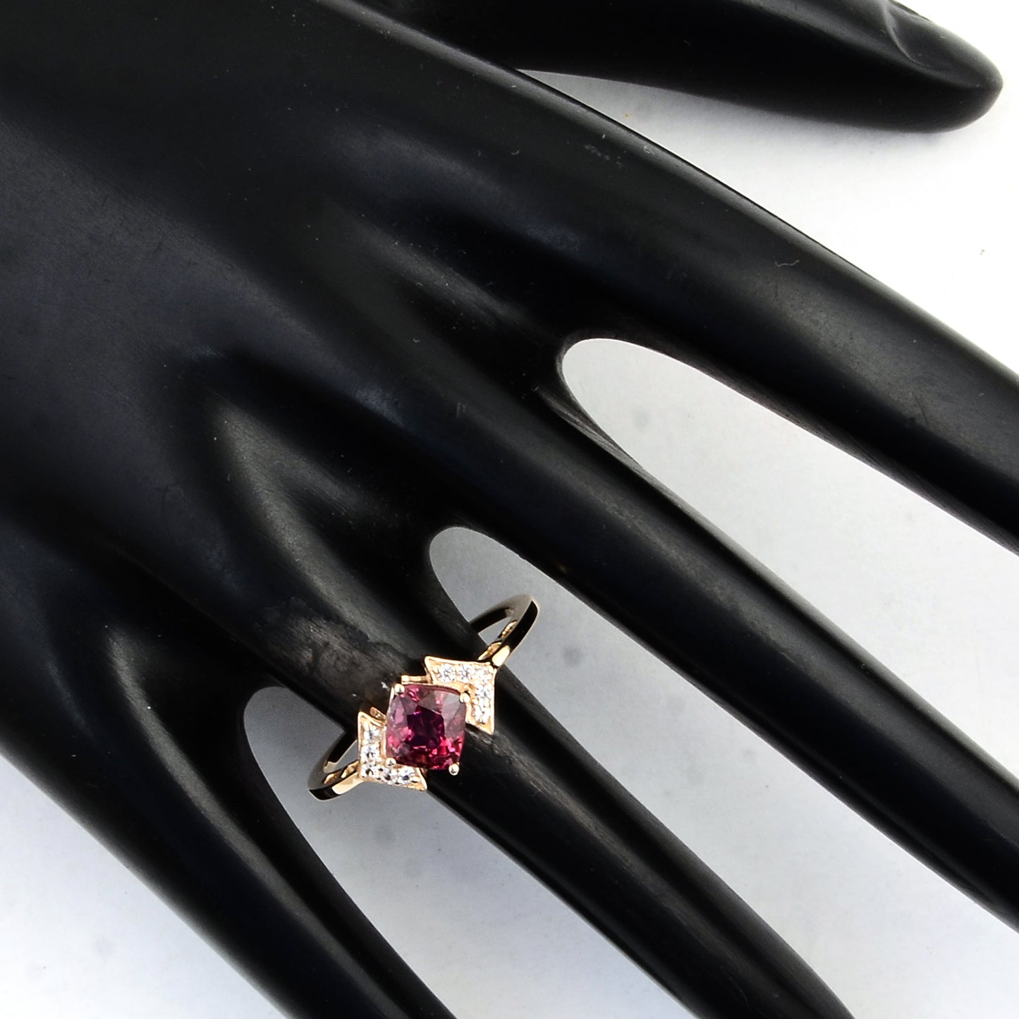 1.27 Ct Square Spinel 14K Gold Ring