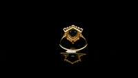 1.79 Ct Trillion Tourmaline 14K Gold Ring