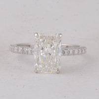 3.48 Carats Lab Grown Diamond 14K Gold Ring