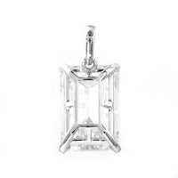 6.18 Carats Lab Grown Diamond 14K Gold Pendant