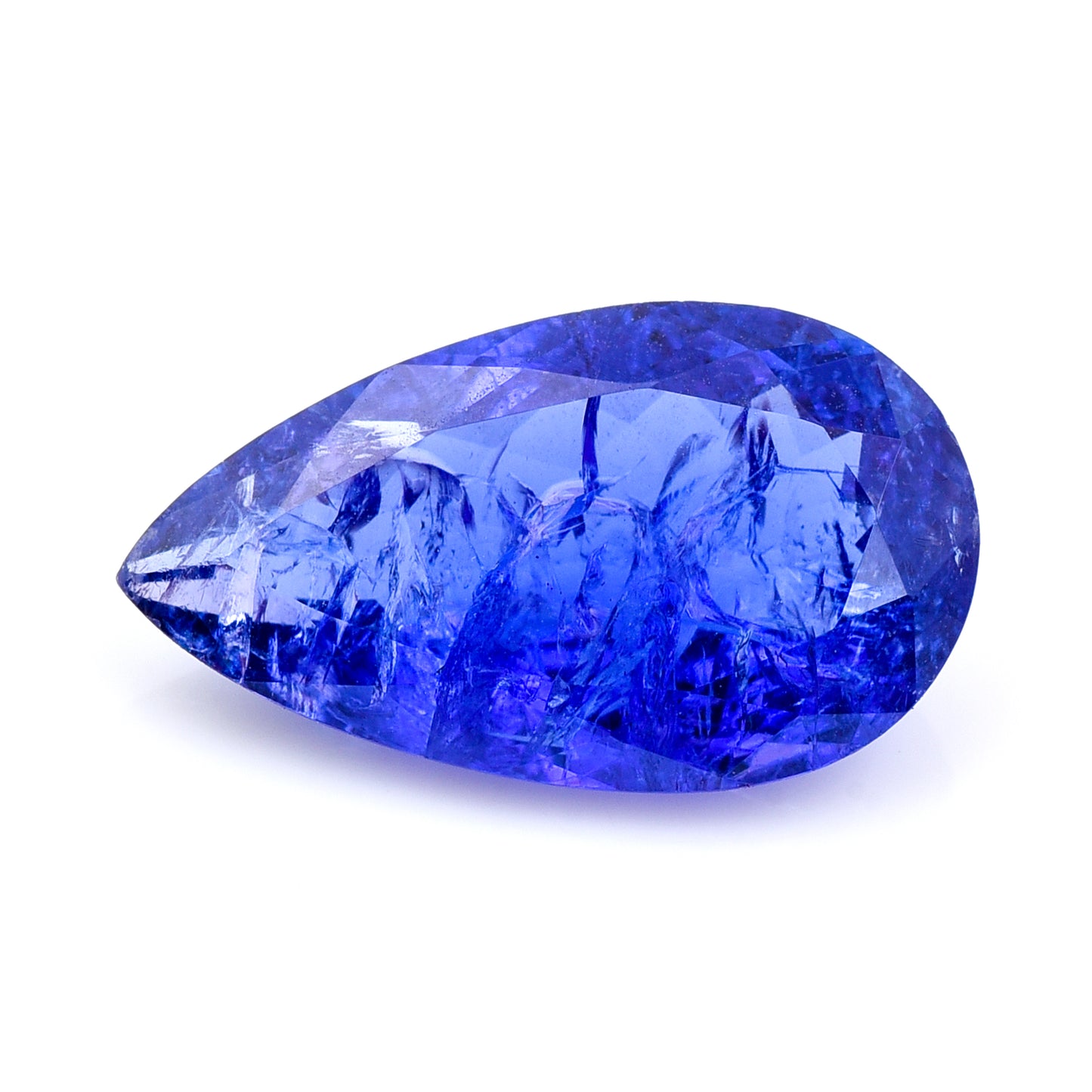 8.57 Natural Zoisite Tanzanite Pear Mixed Cut Gemstone