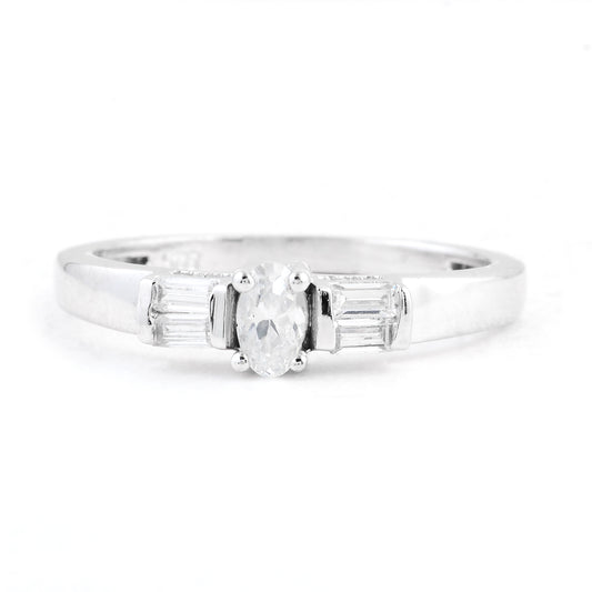 1.17 Ct Cubic Zirconia 925 Sterling Silver Ring
