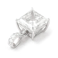 3.03 Carats Lab Grown Diamond 14K Gold Pendant