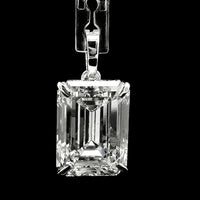 6.09 Carats Lab Grown Diamond 14K Gold Pendant