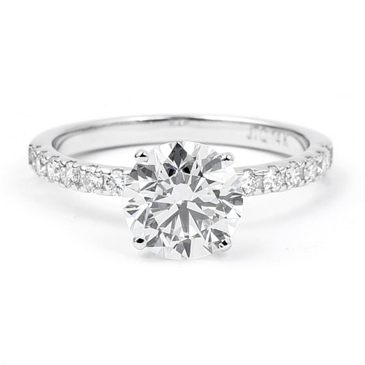 2.11 Carats Lab Grown Diamond 14K Gold Ring