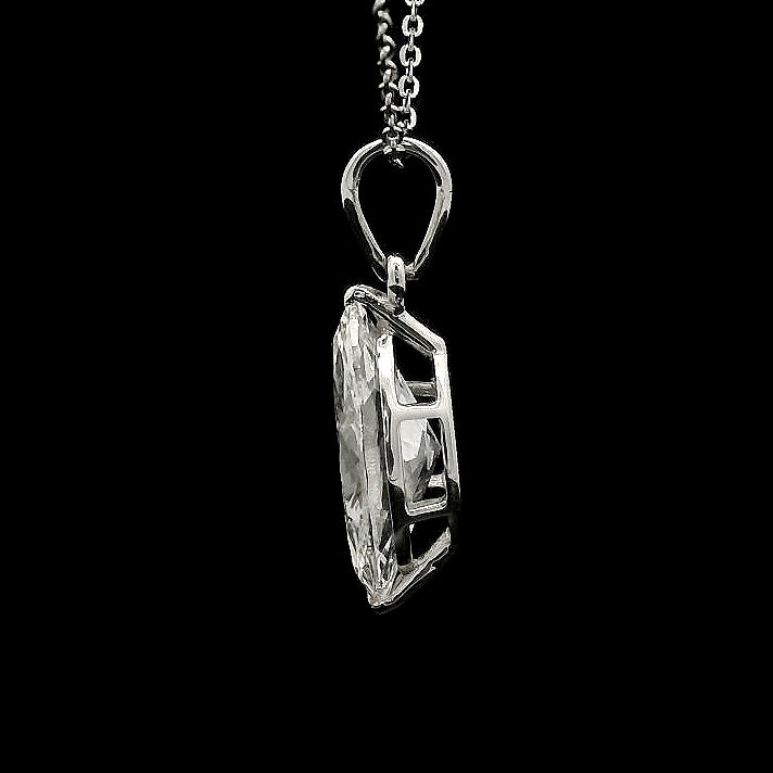 2.02 Carats Lab Grown Diamond 14K Gold Pendant