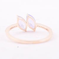 0.93 Ct Marquise Tanzanite 9K Gold Ring