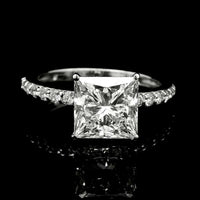 2.50 Carats Lab Grown Diamond 14K Gold Ring