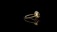 3.23 Ct Oval Natural Sapphire 14K Gold Ring