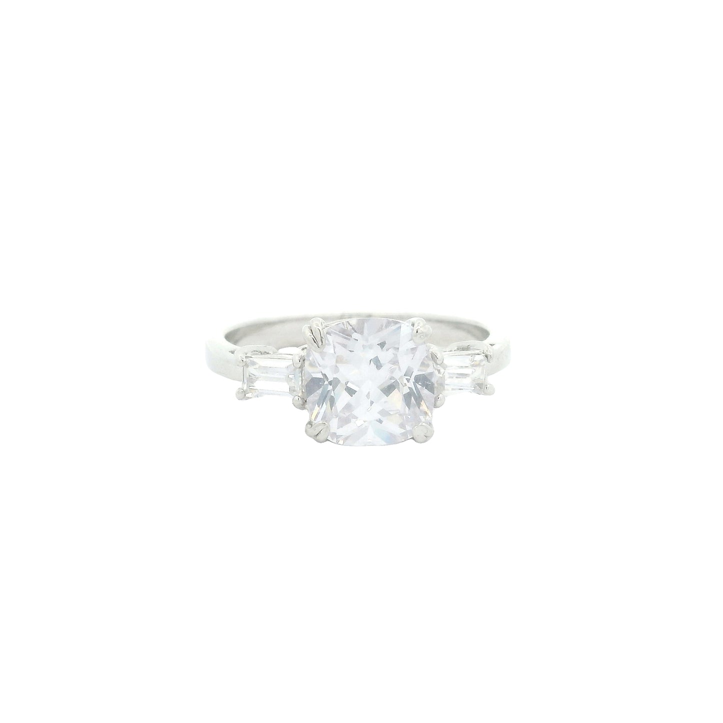 4.17 Ct Cubic Zirconia 925 Sterling Silver Ring