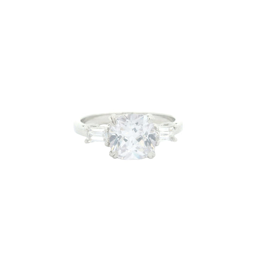 4.17 Ct Cubic Zirconia 925 Sterling Silver Ring