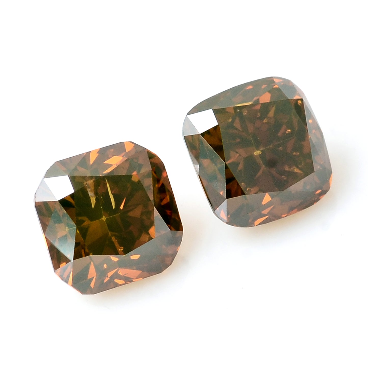 0.78 Carat Red Diamond Cushion Loose Gemstone