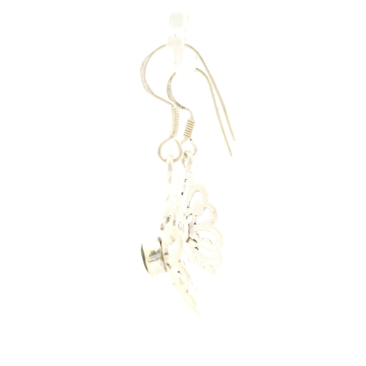 2.99 Ct Peridot 925 Sterling Silver Earrings