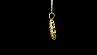 1.83 Ct Oval Tourmaline 14K Gold Pendant