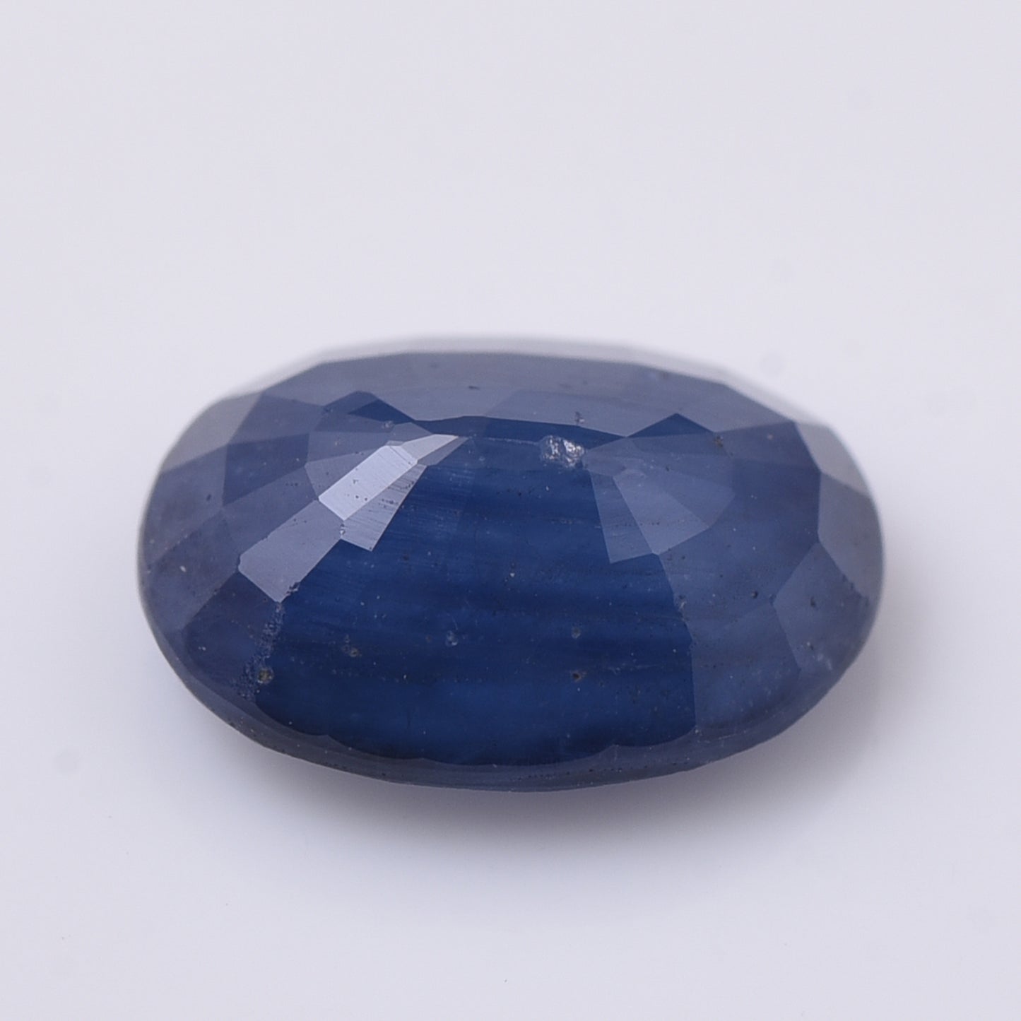 3.17 Natural Corundum Sapphire Oval Mixed Cut Gemstone