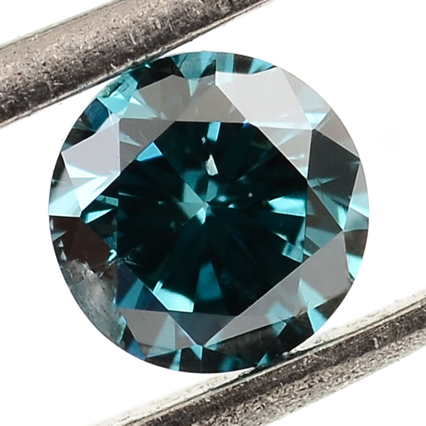 0.62 Blue Diamond Round Loose Gemstone
