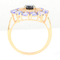 3.04 Ct Oval Tourmaline 14K Gold Ring