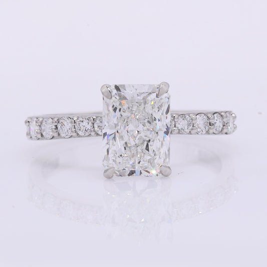 2.27 Carats Lab Grown Diamond 950 Platinum Ring