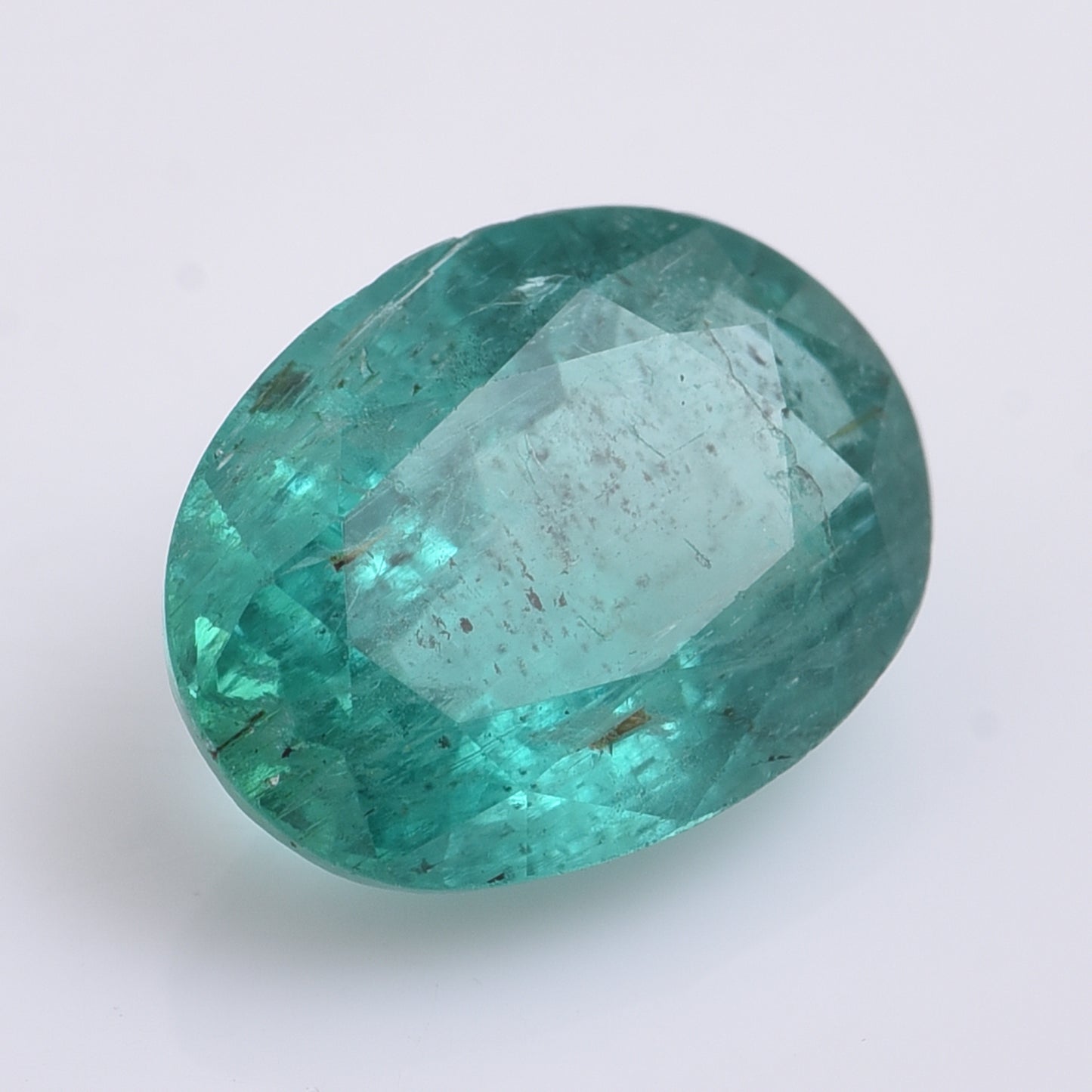 2.29 Natural Beryl Emerald Oval Mixed Cut Gemstone