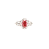 1.90 Carats Pink Lab Grown Diamond 14K Gold Ring