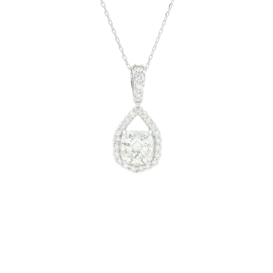 1.46 Carats Lab Grown Diamond 14K Gold Pendant