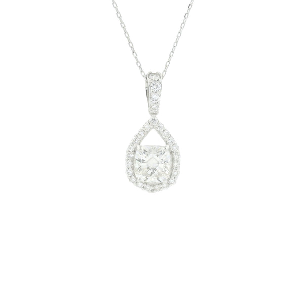 1.46 Carats Lab Grown Diamond 14K Gold Pendant