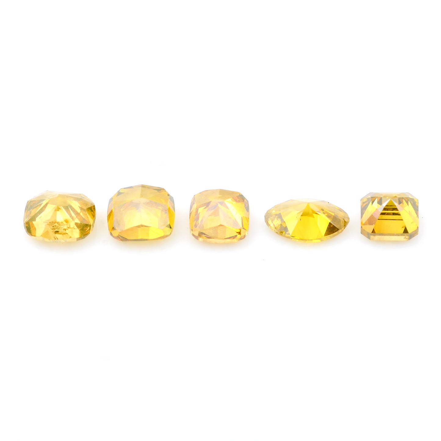 1.82 Yellow Diamond Octagon, Cushion, Marquise Loose Diamond