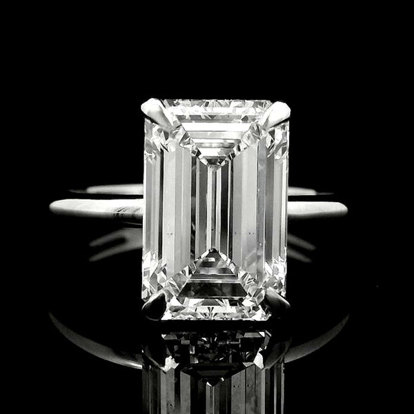 4.10 Carats Lab Grown Diamond 950 Platinum Ring