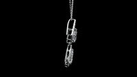 2.82 Carats Lab Grown Diamond 14K Gold Pendant