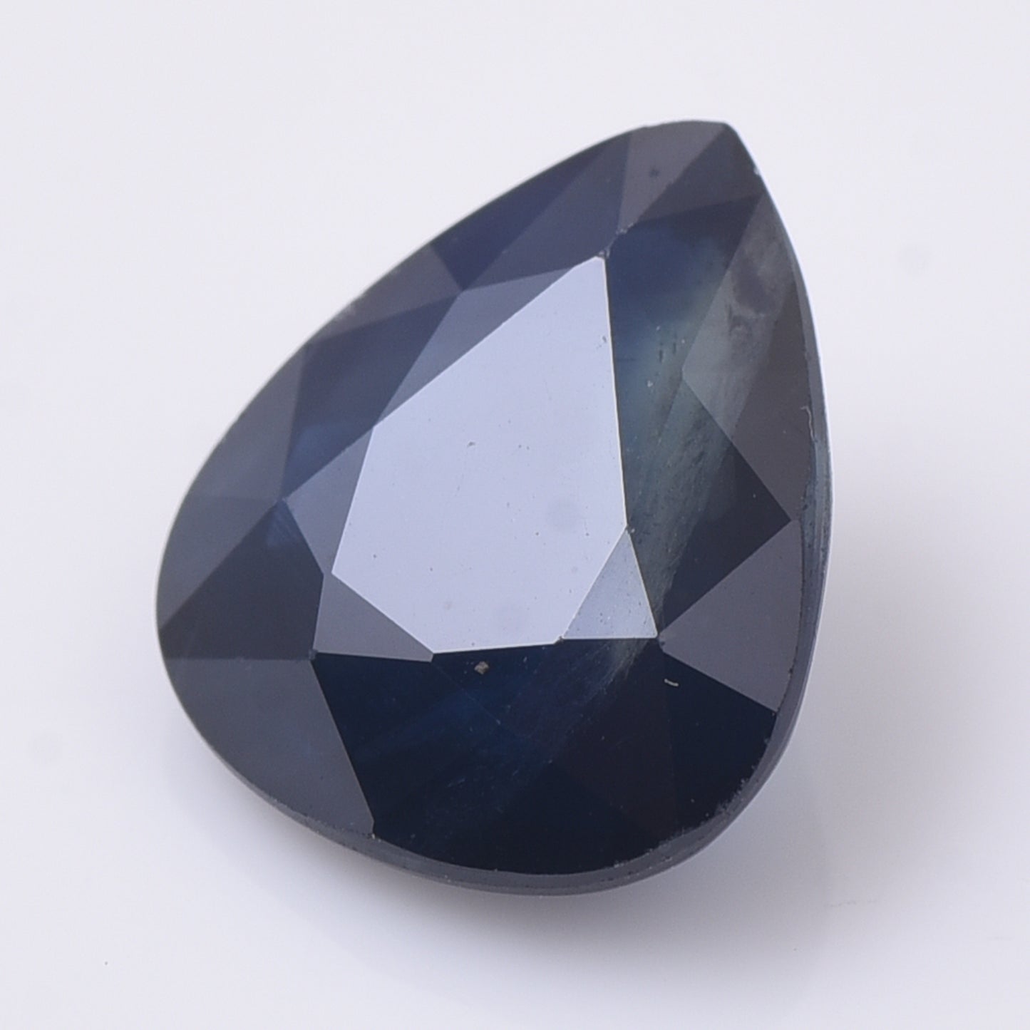 3.73 Natural Corundum Sapphire Pear Mixed Cut Gemstone