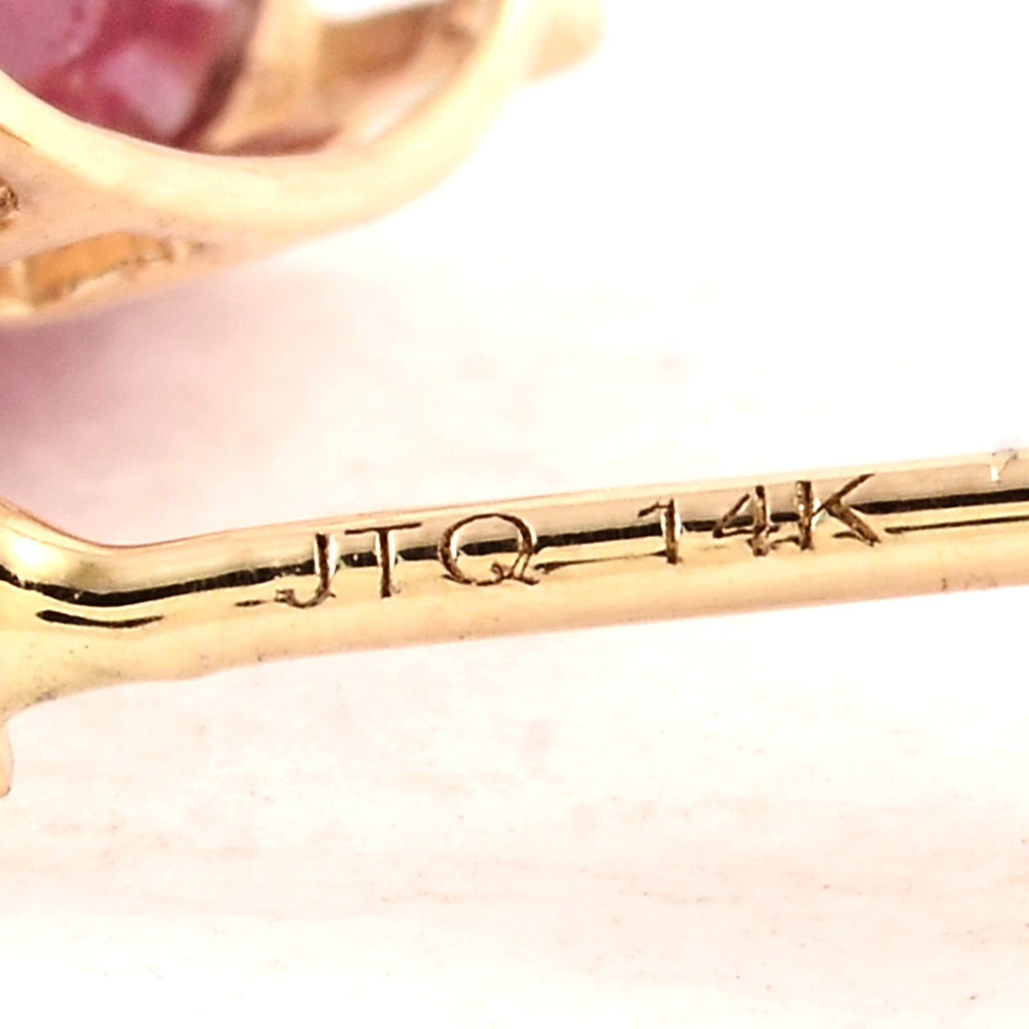 5.33 Ct Pear Tourmaline 14K Gold Earrings