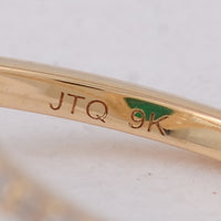 2.23 Ct Oval Emerald 9K Gold Ring