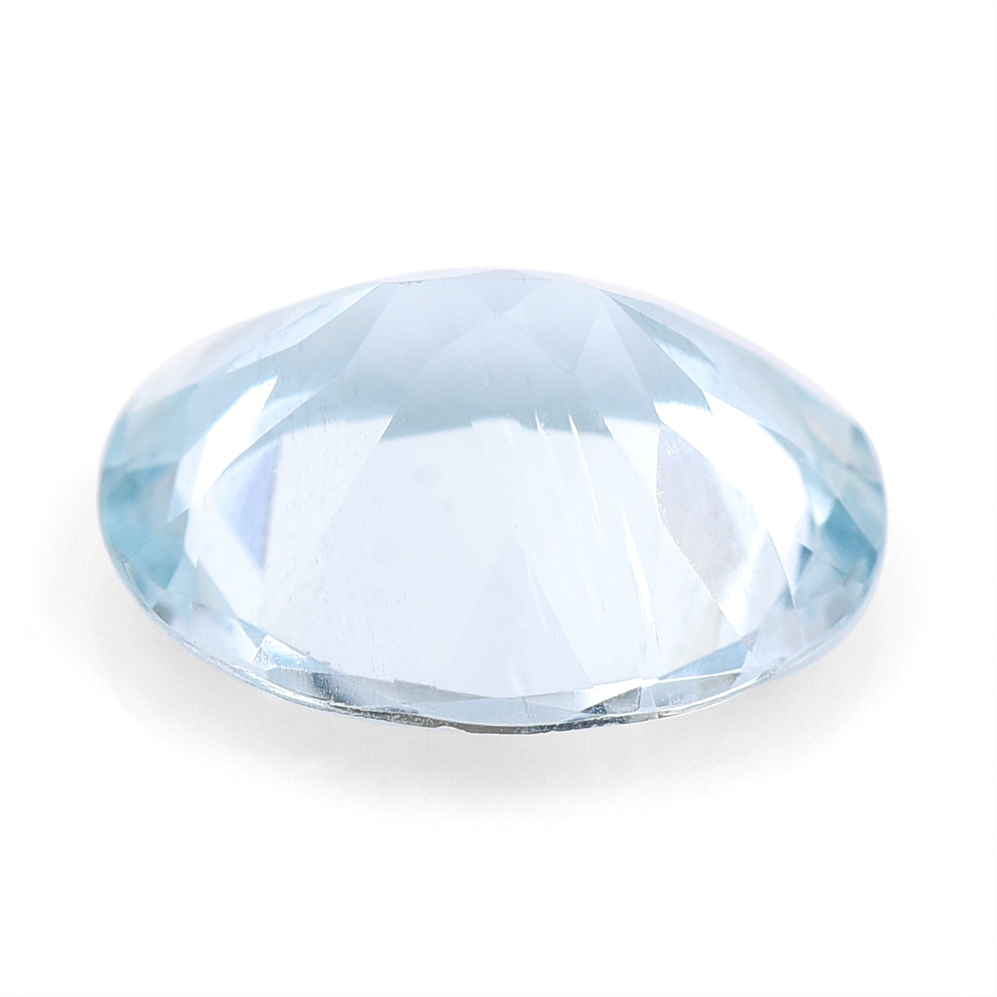 4.1 Natural Beryl Aquamarine Oval Mixed Cut Gemstone