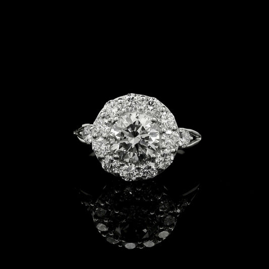 1.95 Carats Lab Grown Diamond 14K Gold Ring