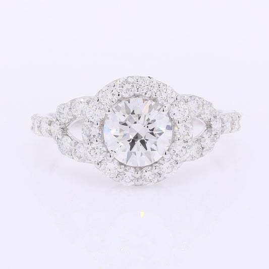 2.01 Carats Lab Grown Diamond 14K Gold Ring