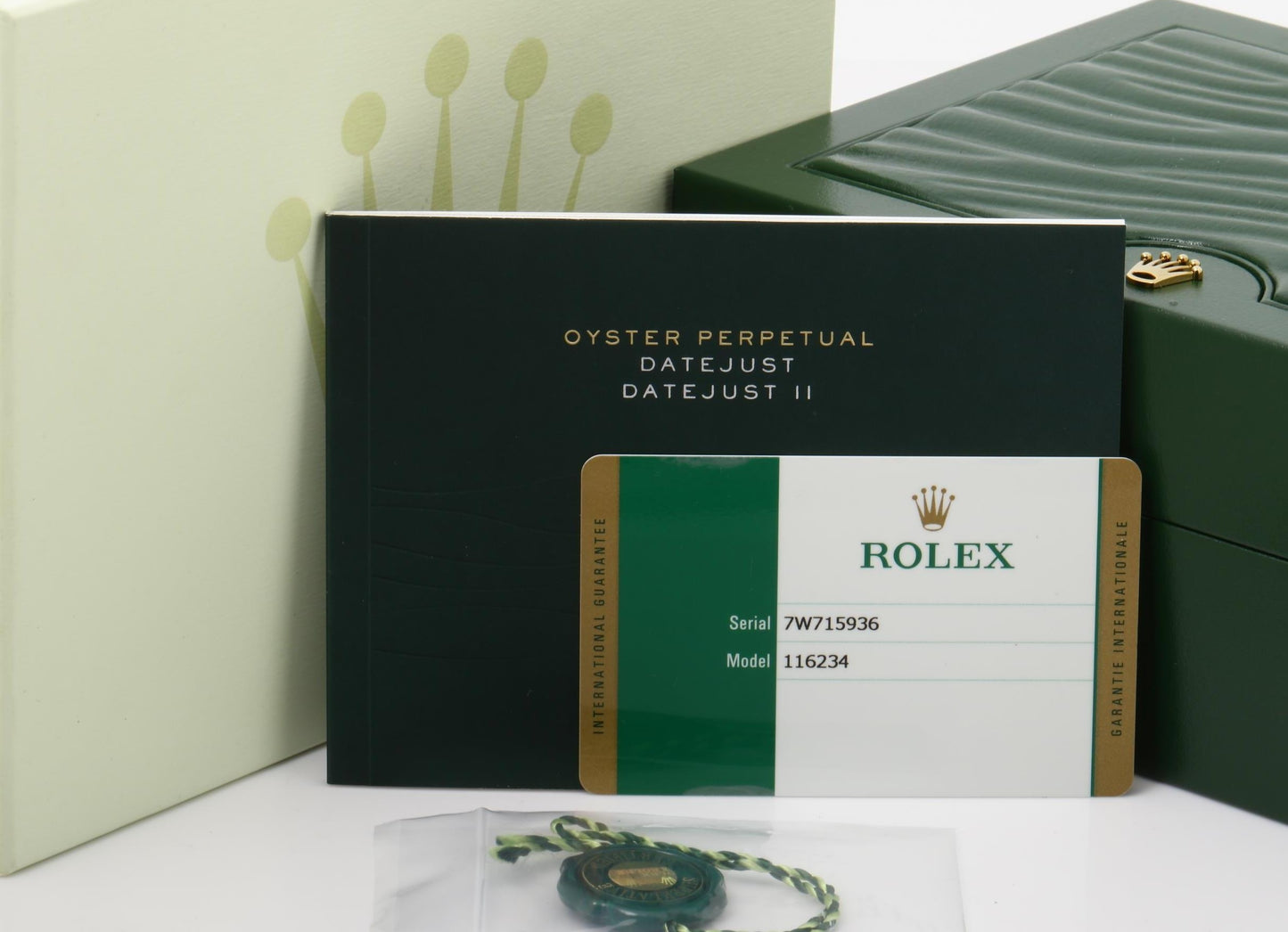 Rolex -116234 - Random Serial Number Datejust Black Men's Automatic Stainless Steel