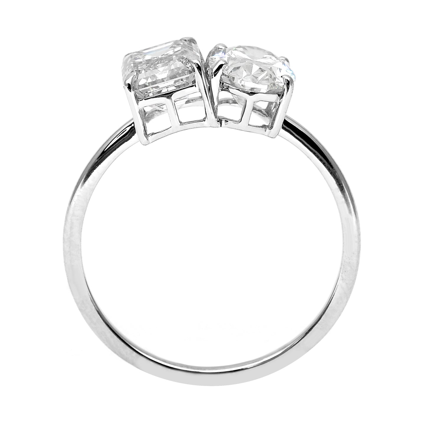 2.76 Carats Lab Grown Diamond 14K Gold Ring
