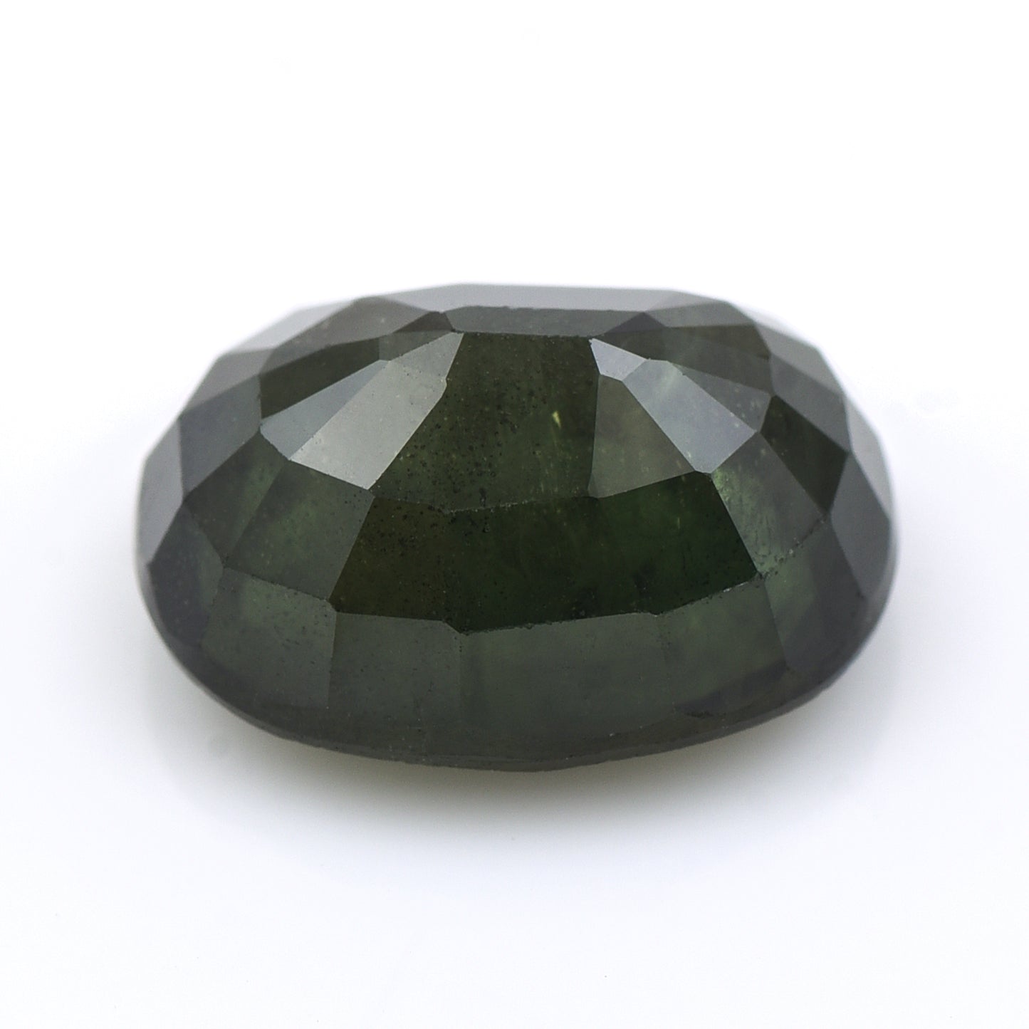 7.23 Natural Corundum Green Sapphire Rectangular Cushion Mixed Cut Gemstone