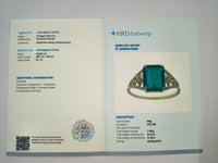 2.29 Ct Octagon Natural Emerald 14K Gold Ring