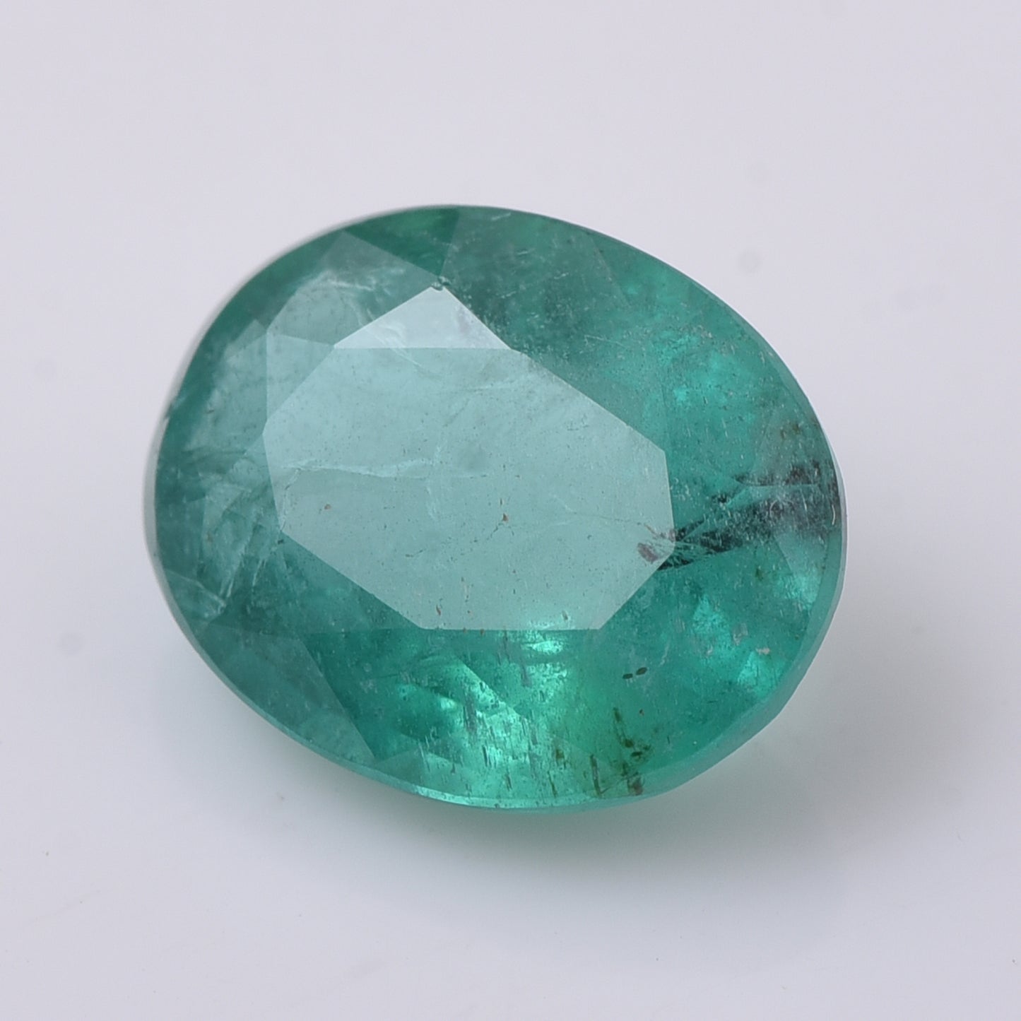 2.42 Natural Beryl Emerald Oval Mixed Cut Gemstone