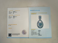 3.52 Carats Lab Grown Diamond 14K Gold Pendant