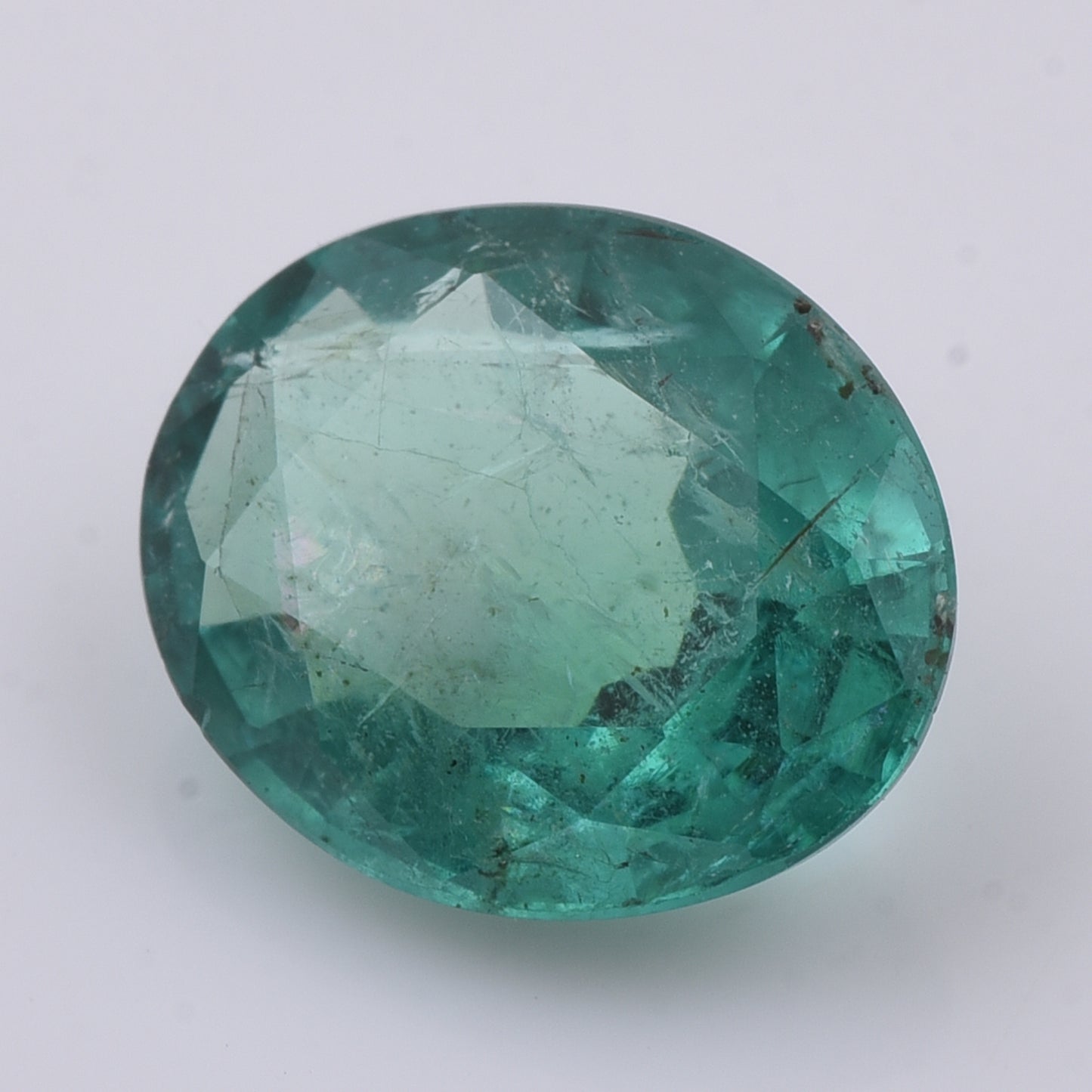 2.8 Natural Beryl Emerald Oval Mixed Cut Gemstone