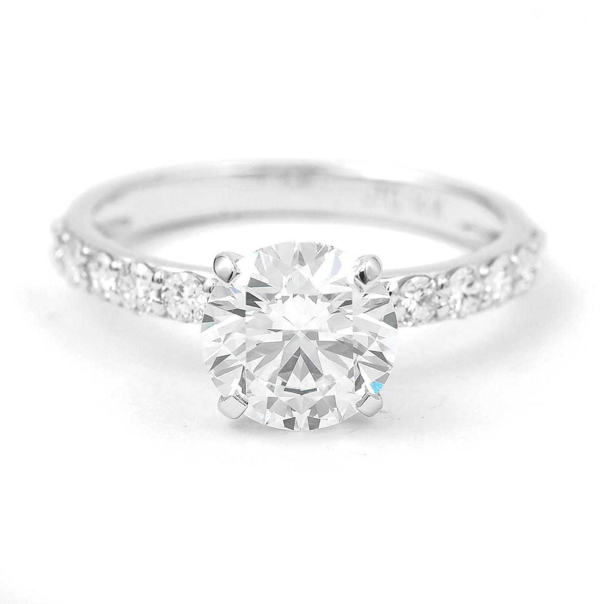 2.40 Carats Lab Grown Diamond 14K Gold Ring