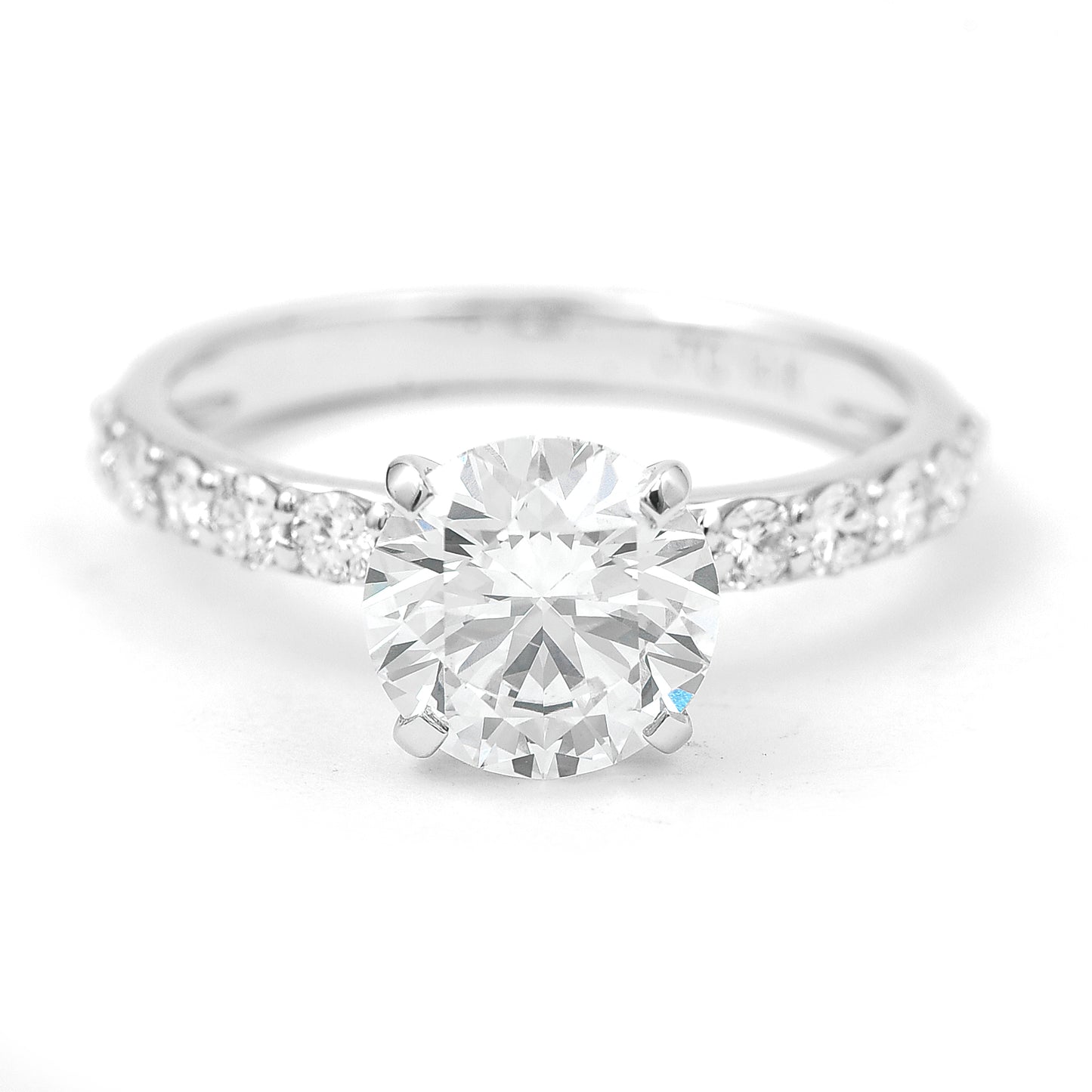 2.40 Carats Lab Grown Diamond 14K Gold Ring